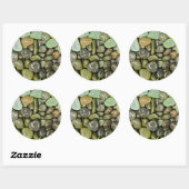 Sierstenen Ronde Sticker (Vel)