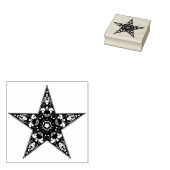 sierster rubberstempel (Gestempeld)