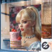 Sierstickers voor etalages raamsticker (Cafe Raam)