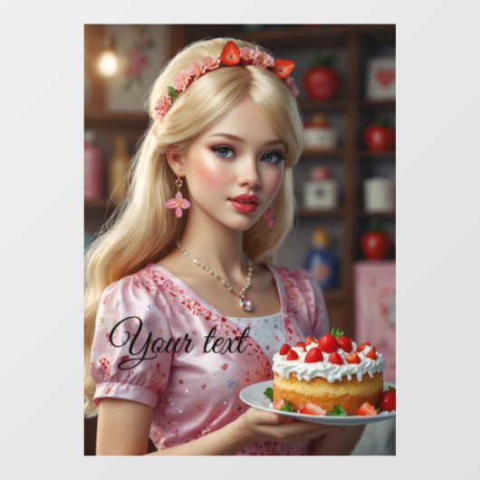 Sierstickers voor etalages van snoepwinkels raamsticker (Vel)