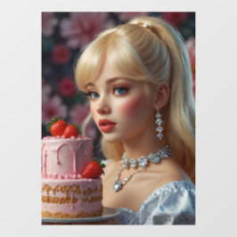 Sierstickers voor etalages van snoepwinkels raamsticker