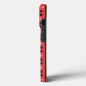 Sierstippen in Roze en Grijs Case-Mate iPhone Case (Achterkant / Links)