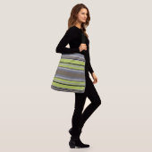 Sierstrepen Crossbody Tas (Op model)