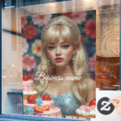 Sierstuk voor etalageruit raamsticker (Cafe Raam)