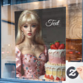 Sierstuk voor etalageruit raamsticker (Cafe Raam)