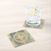 siertapijt met geometrisch ontwerp kartonnen onderzetters (Insitu)