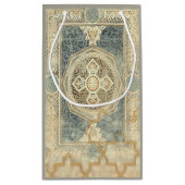 siertapijt met geometrisch ontwerp klein cadeauzakje (Achterkant)