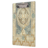 siertapijt met geometrisch ontwerp klembord (Links)