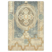 siertapijt met geometrisch ontwerp klembord (Achterkant)