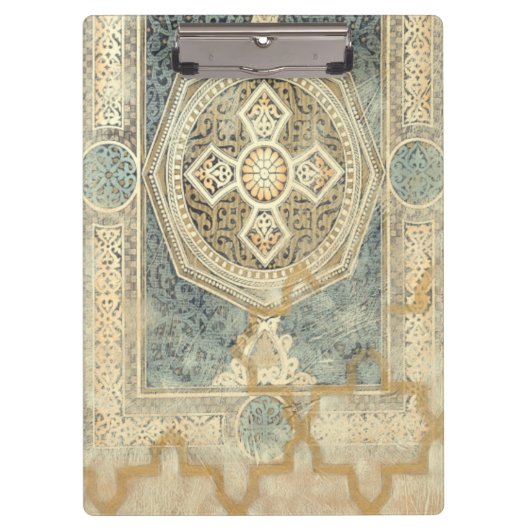 siertapijt met geometrisch ontwerp klembord (Voorkant)