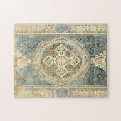 siertapijt met geometrisch ontwerp legpuzzel (Horizontaal)