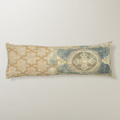 siertapijt met geometrisch ontwerp lichaamskussen (Achterkant)