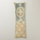 siertapijt met geometrisch ontwerp lichaamskussen (Achterkant (Verticaal))