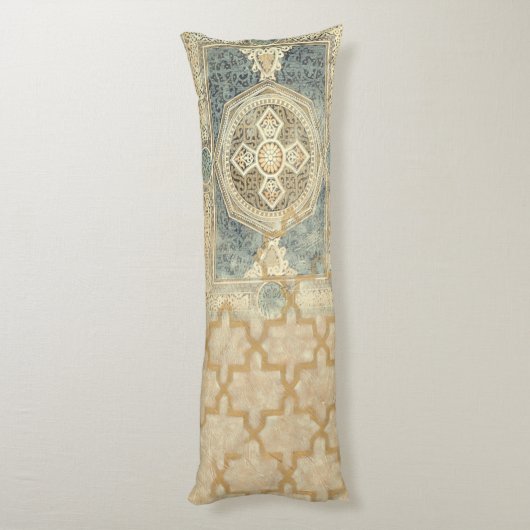 siertapijt met  geometrisch ontwerp lichaamskussen (Achterkant (Verticaal))