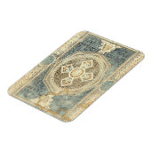 siertapijt met  geometrisch ontwerp magneet (Linkerzijde)