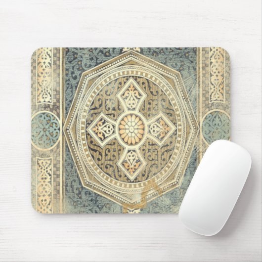 siertapijt met  geometrisch ontwerp muismat (Met muis)