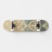 siertapijt met geometrisch ontwerp skateboard (Horizontaal)