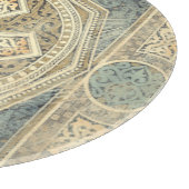 siertapijt met  geometrisch ontwerp snijplank (Hoek)