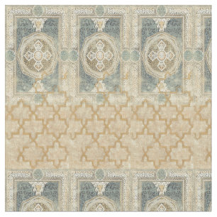 siertapijt met  geometrisch ontwerp stof