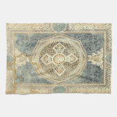 siertapijt met geometrisch ontwerp theedoek (Horizontaal)