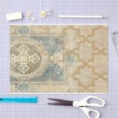 siertapijt met  geometrisch ontwerp tissuepapier (Craft)