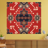 Siertapijt ontwerp: geometrisch. canvas afdruk (Insitu (Woonkamer))