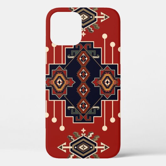 Siertapijt ontwerp:  geometrisch. Case-Mate iPhone case (Achterkant)