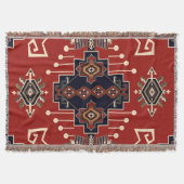 Siertapijt ontwerp: geometrisch. deken (Voorkant)