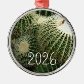 Siervat van een toncactus metalen ornament (Voorkant)