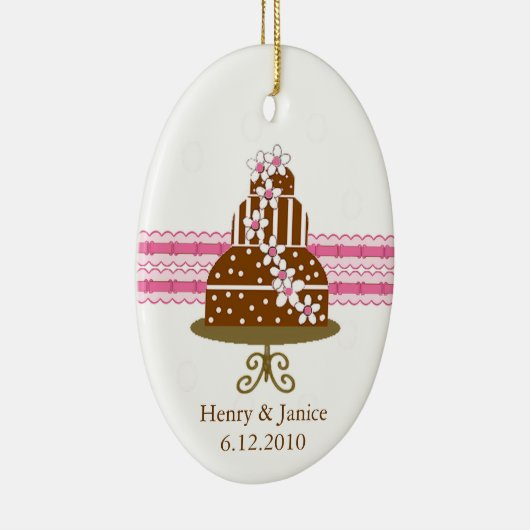 sierversiering voor bruiloft keramisch ornament (Rechts)