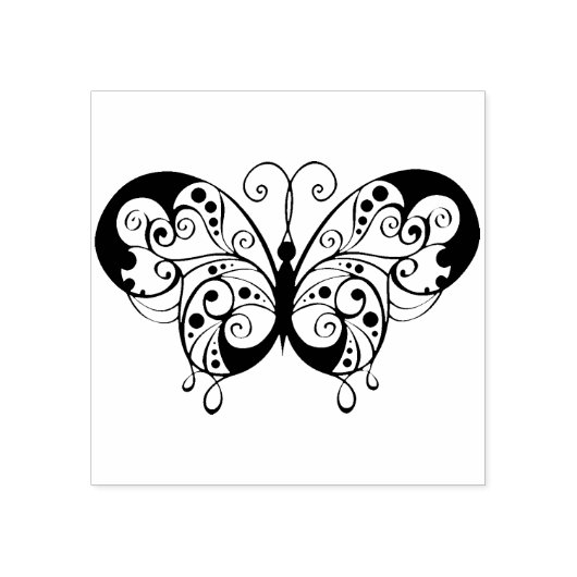 siervisstempel voor de vlinder rubberstempel (Afrduk)