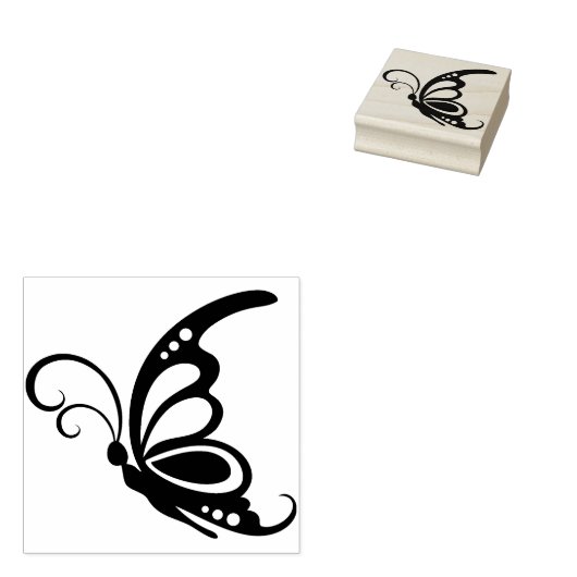 Siervlinder profiel art stempel (Gestempeld)