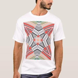 Siervoering: Gestreepte naadloze achtergrond T-shirt