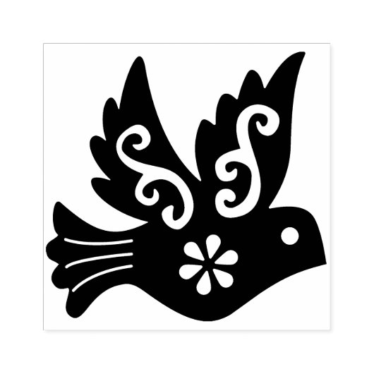 Siervogel Rubberstempel (Afrduk)