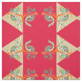 Siervogels & zebra stof (Swatch)