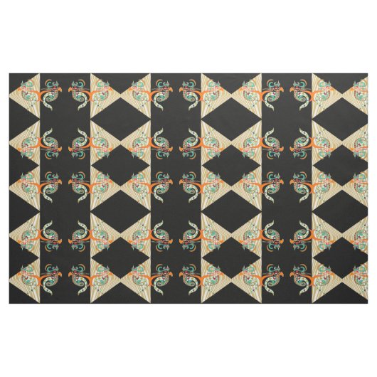 Siervogels & zebra stof (Fat Quarter)