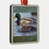 Siervoorwerp met wilde eenden  metalen ornament (Rechts)
