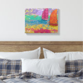 Sierzeilen  canvas afdruk (Insitu (Slaapkamer))