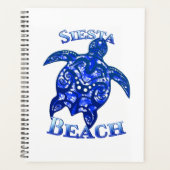 Siesta Beach Florida Vacation Tribal Turtle Planner (Voorkant)