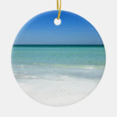Siesta Beach Golf Coast Keramisch Ornament (Voorkant)