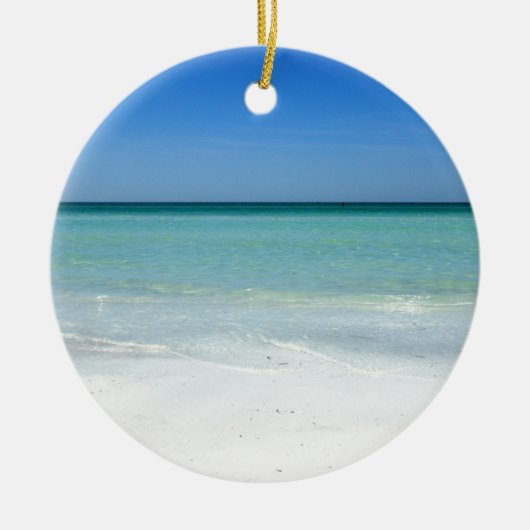 Siesta Beach Golf Coast Keramisch Ornament (Voorkant)