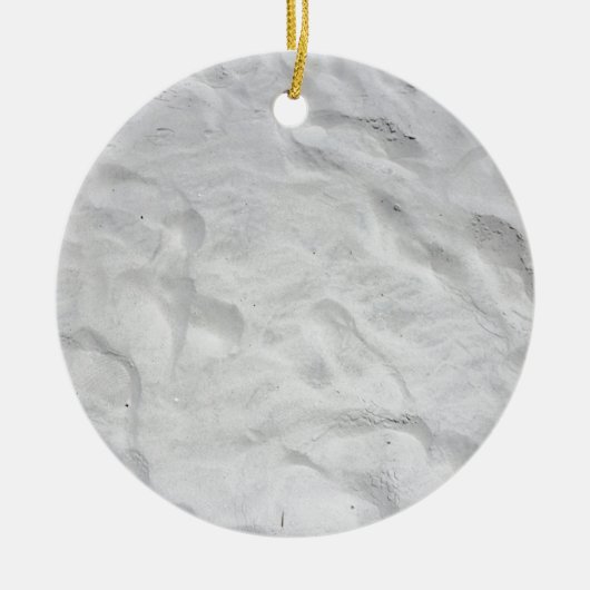 Siesta Beach Sand Close-up Keramisch Ornament (Voorkant)