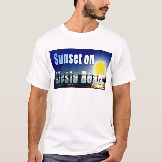 Siesta Beach Sunset T-shirt (Voorkant)