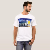 Siesta Beach Sunset T-shirt (Voorkant volledig)