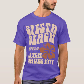 Siesta Beach Surf Memories South Malibu Catch Wave T-shirt