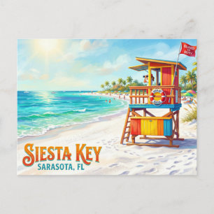 Siesta Beach USA Briefkaart