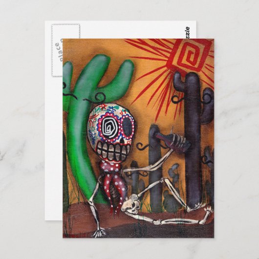 Siesta Briefkaart (Voorkant / Achterkant)