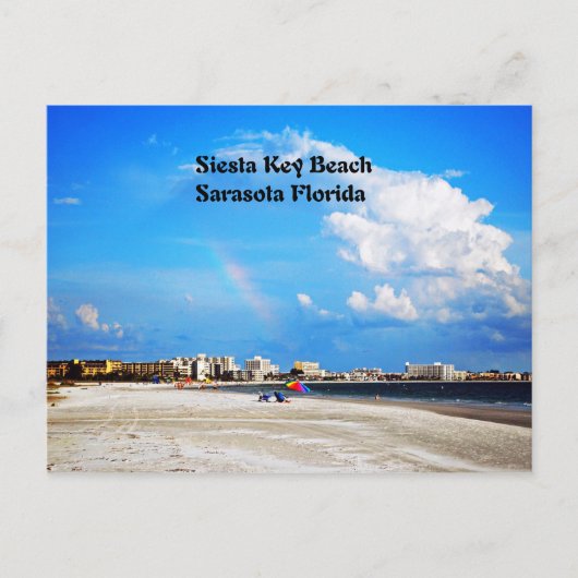 Siesta Key Beach Briefkaart (Voorkant)