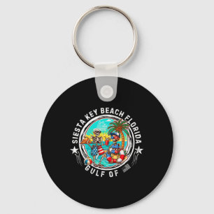 Siesta Key Beach Florida Mannen en vrouwen Sleutelhanger