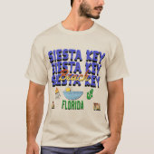 Siesta Key Beach, Florida T-shirt (Voorkant)